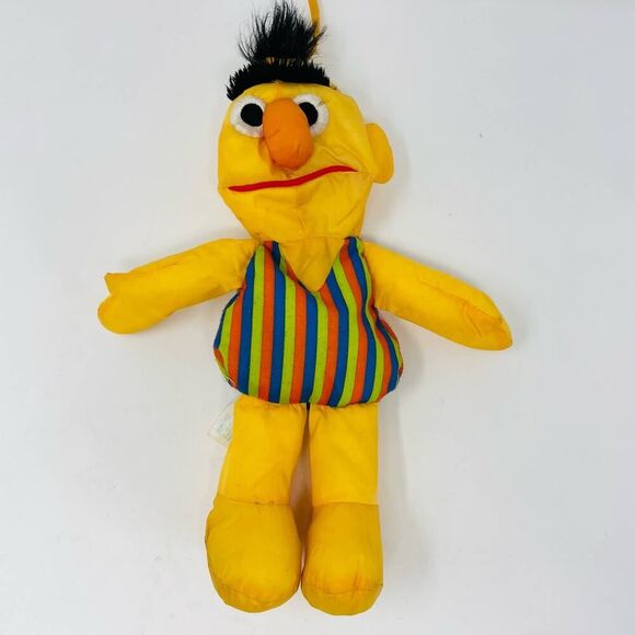 Vintage Playskool Parachute Nylon Water Pal Bath tub Bert Doll Sesame Street - Picture 1 of 5